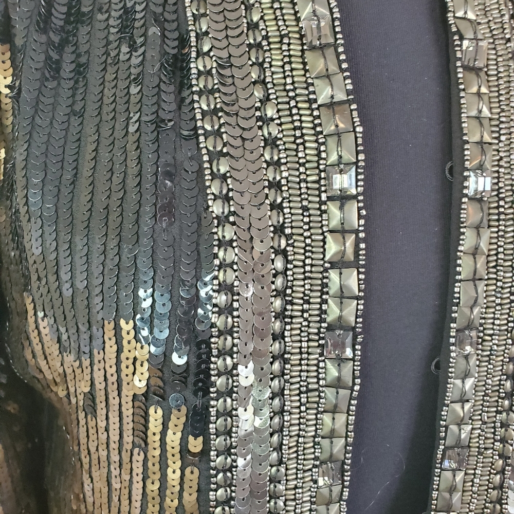 Chico's Sequin Evening Cropped Jacket - image 7